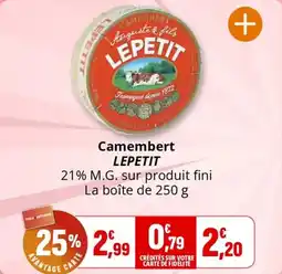 Coccimarket Camembert lepetit offre
