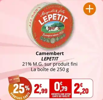 Coccimarket Camembert lepetit offre