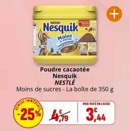 Coccimarket Poudre cacaotée nesquik offre