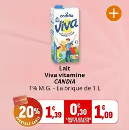 Coccimarket Lait viva vitamine candia offre
