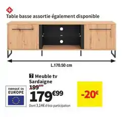 Conforama Meuble tv Sardaigne offre