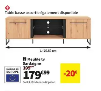 Conforama Meuble tv Sardaigne offre