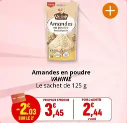 Coccimarket Amandes en poudre vahiné offre