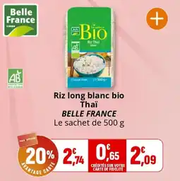 Coccimarket Riz long blanc bio thaï belle france offre