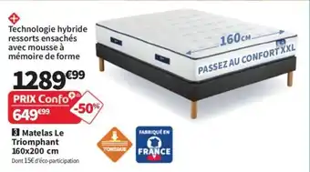 Conforama Matelas Le Triomphant offre