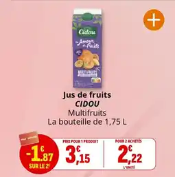 Coccimarket Jus de fruits cidou offre