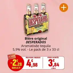 Coccimarket Bière original desperados offre