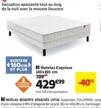 Conforama Matelas Esquisse offre