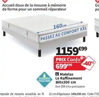 Conforama Matelas Le Raffinement offre