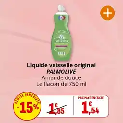 Coccimarket Liquide vaisselle original palmolive offre