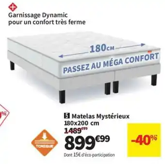 Conforama Matelas Mystérieux offre