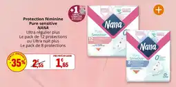 Coccimarket Protection féminine pure sensitive nana offre