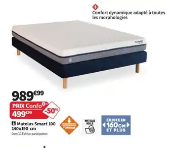 Conforama Matelas Smart 100 offre