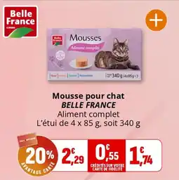 Coccimarket Mousse pour chat belle france offre