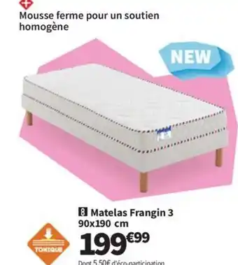 Conforama Matelas Frangin 3 offre