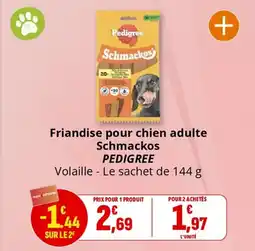 Coccimarket Friandise pour chien adulte schmackos pedigree offre