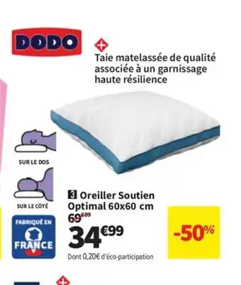 Conforama Oreiller Soutien Optimal offre
