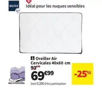 Conforama Oreiller Air Cervicales offre