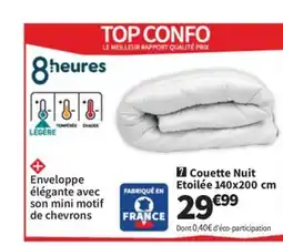 Conforama Couette Nuit Etoilée offre