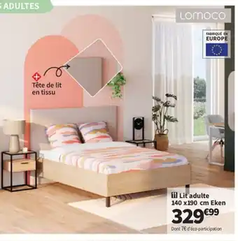 Conforama Lit adulte Eken offre