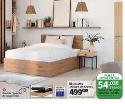 Conforama Lit coffre Kronos offre
