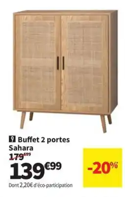 Conforama Buffet 2 portes Sahara offre