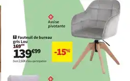 Conforama Fauteuil de bureau offre