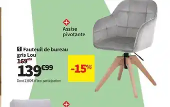 Conforama Fauteuil de bureau offre
