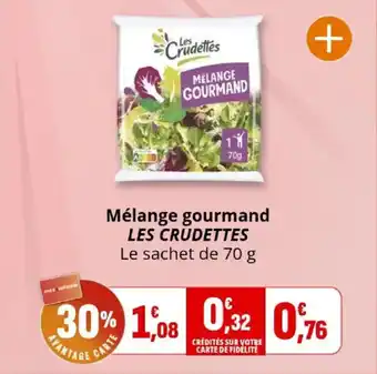 Coccinelle Express Mélange gourmand les crudettes offre
