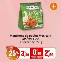 Coccinelle Express Manchons de poulet mexicain maître coq offre