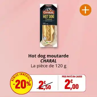 Coccinelle Express Hot dog moutarde charal offre