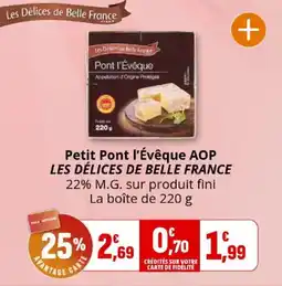 Coccinelle Express Petit pont l'évêque aop les délices de belle france offre
