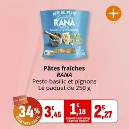 Coccinelle Express Pâtes fraîches rana offre