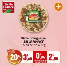 Coccinelle Express Pizza bolognaise belle france offre