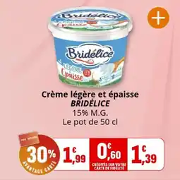 Coccinelle Express Crème légère et épaisse bridélice offre