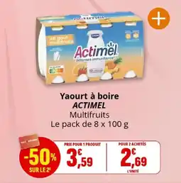 Coccinelle Express Yaourt à boire actimel offre