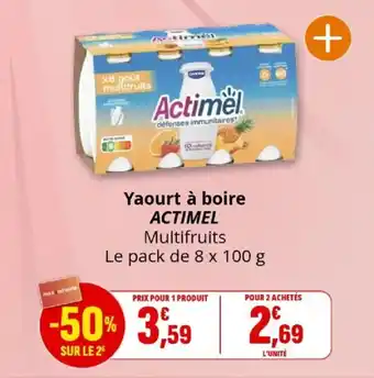 Coccinelle Express Yaourt à boire actimel offre