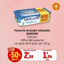Coccinelle Express Yaourts brassés veloutés danone offre