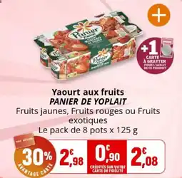 Coccinelle Express Yaourt aux fruits panier de yoplait offre
