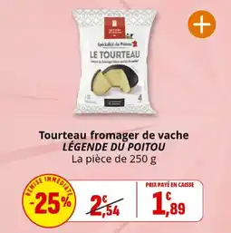 Coccinelle Express Tourteau fromager de vache légende du poitou offre