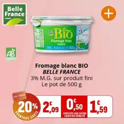 Coccinelle Express Fromage blanc bio belle france offre