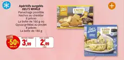 Coccinelle Express Apéritifs surgelés deli's world offre