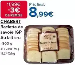 Costco Chabert - raclette de savoie igp au lait cru offre