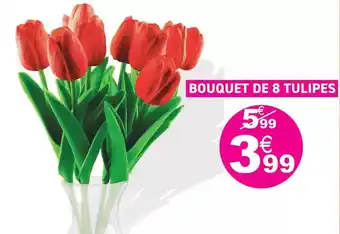 Kandy Bouquet de 8 tulipes offre