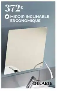 Cedeo Miroir inclinable ergonomique offre