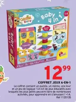 Trafic Coffret jeux 4-en-1 offre