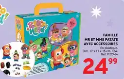 Trafic Potato - famille mr et mme patate avec accessoires offre