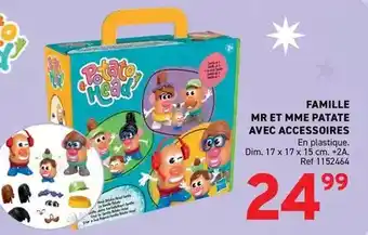 Trafic Potato - famille mr et mme patate avec accessoires offre