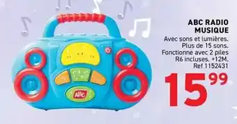 Trafic Abc radio musique offre