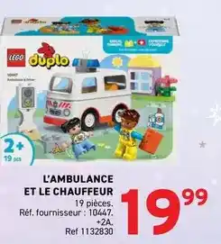 Trafic Lego - l'ambulance et le chauffeur offre
